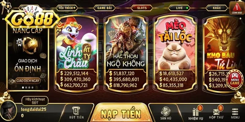 GO88 là cổng game uy tín, đa nền tảng, được cấp phép quốc tế.